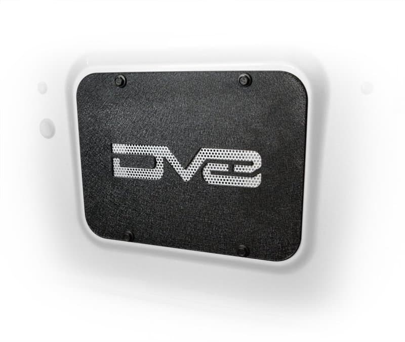 DV8 Offroad Tail Gate Plate for Jeep JK 3/16" Steel CNC Laser Cut Black