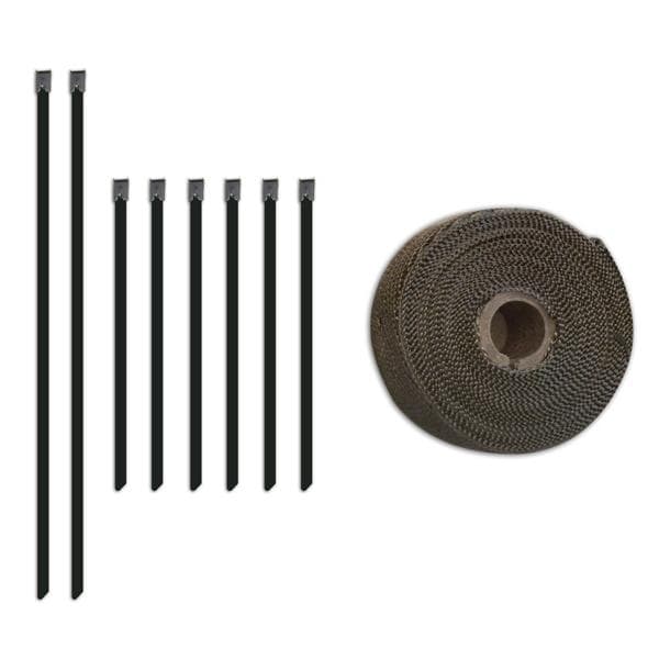 Mishimoto Stainless Steel Locking Ties for Exhaust Wrap – 14" & 6" Lengths - Image 4
