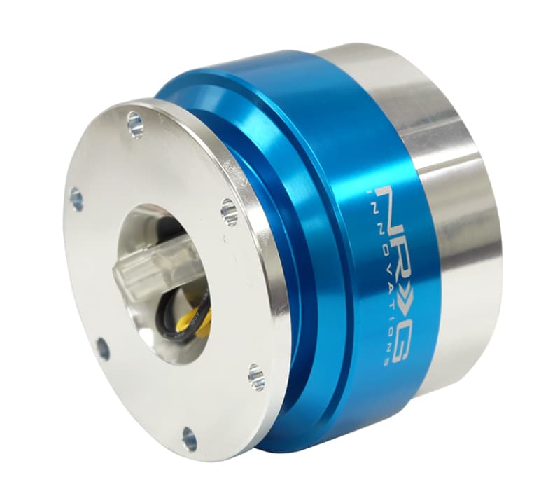 NRG Quick Release Gen 1.5 Black Body Blue Chrome Ring - Image 3