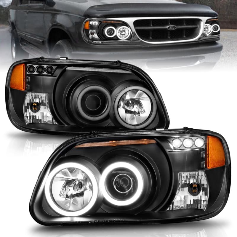 ANZO LED Projector Headlights for Chevy C6 6-Piston 355mm