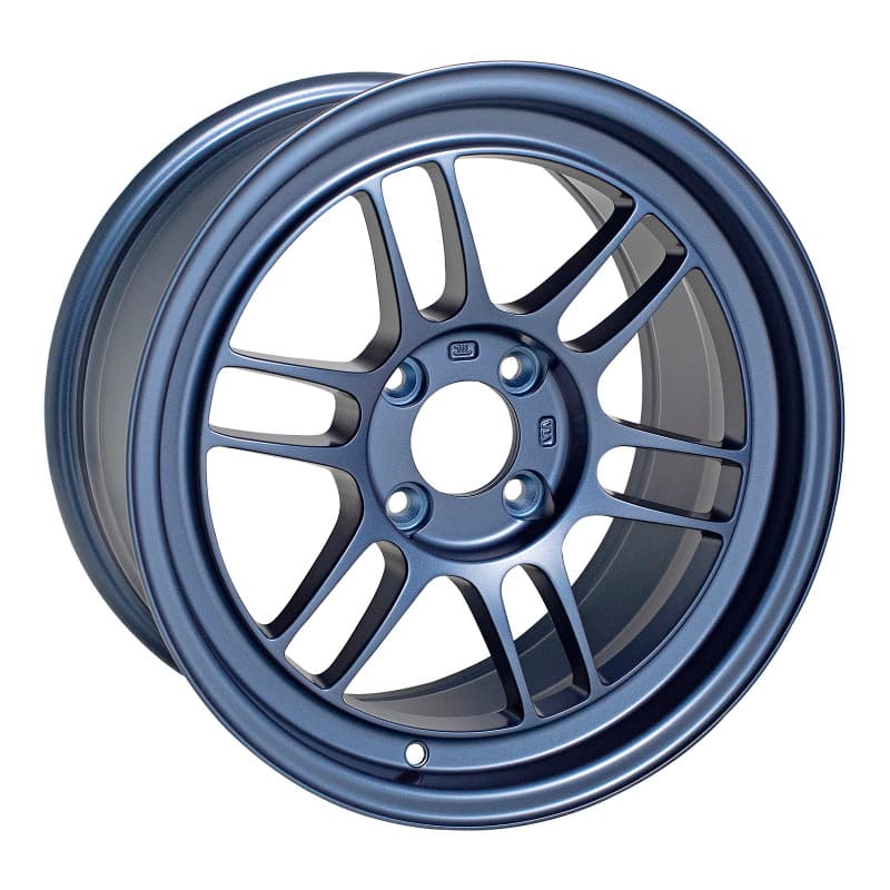 Enkei RPF1 15x8 4x100 28mm Offset Matte Blue Wheel