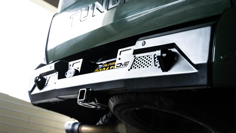DV8 Offroad MTO Series Rear Bumper for Tundra Mid-Width with 3" Light Pods & ... - Image 4