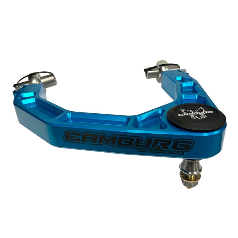 Camburg KINETIK V2 Billet Upper Arms for King Shocks CNC 6061 Aluminum Blue - Image 3