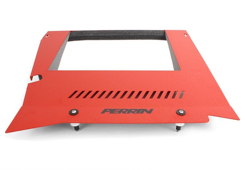 Perrin Performance Engine & Pulley Cover Kit for 15-21 Subaru WRX Red - Image 4