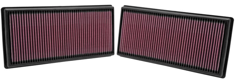 K&N Engineering Drop-In High-Flow Air Filter Reusable Washable