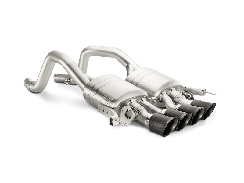 Akrapovic Slip-On Line for Chevrolet Corvette Z06 (C7) Titanium w/ Carbon Tips - Image 2