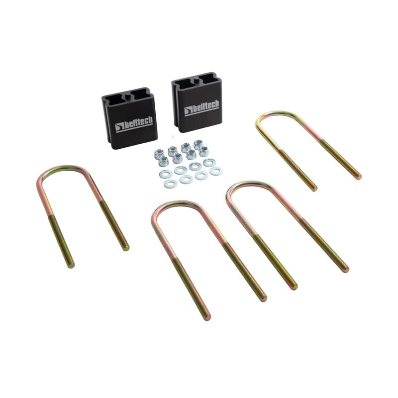 Belltech Lowering Block Kit for Mini Truck Extruded Aluminum High-Strength - Image 4