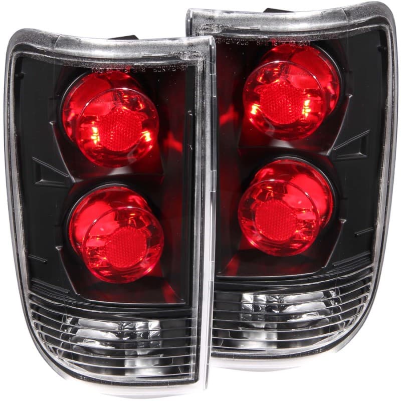 ANZO Tail Light Assembly for Chevy C6 Pair Dark Smoke Lens Plug & Play