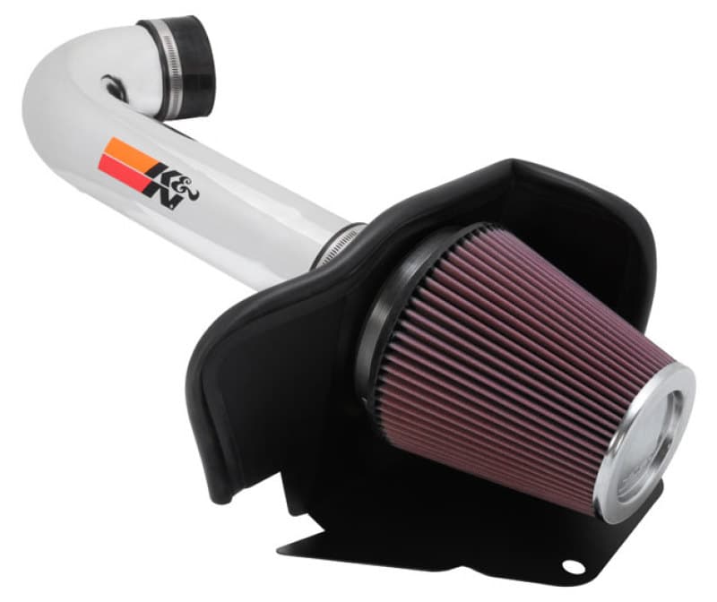 K&N Engineering Cold Air Intake for Chevy C6 Mandrel-Bent Aluminum Tube - Image 2