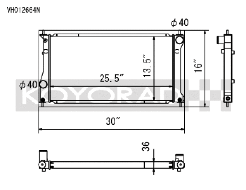 Koyo Radiator for Scion FR-S / Subaru BRZ / Toyota GR86 2.0L & 2.4L