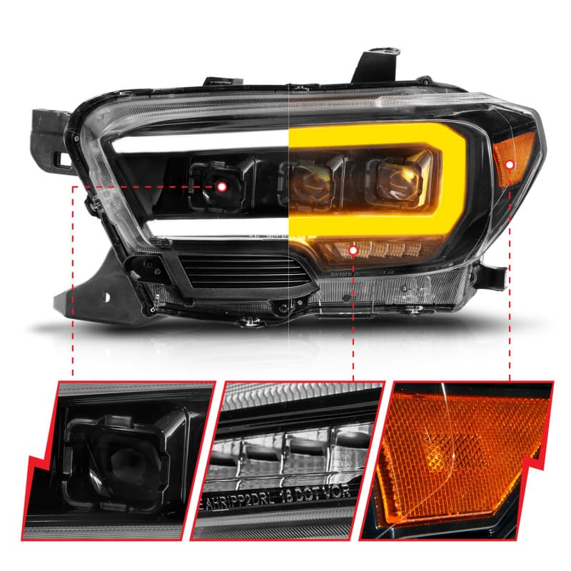 ANZO LED Projector Headlights for Chevy C6 111563 - Image 4