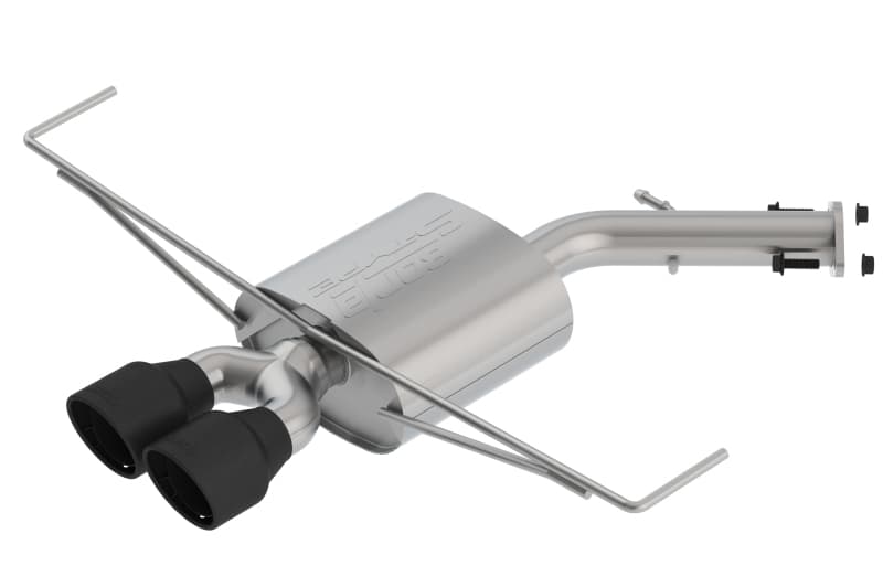 Borla Axle Back Exhaust for Chevy C6 Ceramic Black T-304 Stainless Steel