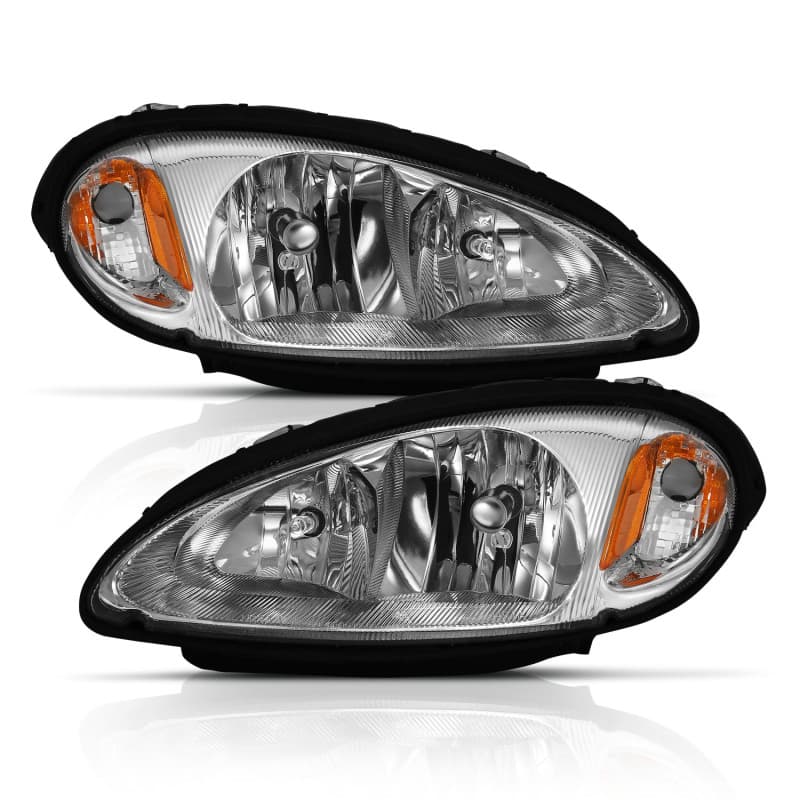 ANZO Crystal Headlights for Chevy C6 Clear Lens Replacement Pair - Image 2