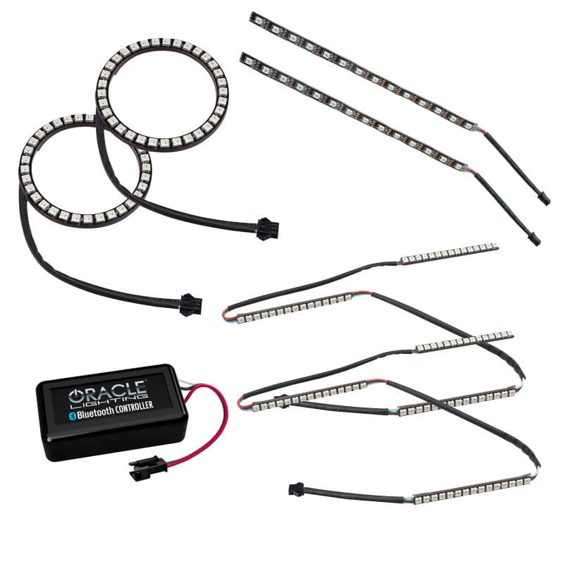 ORACLE Lighting Dynamic ColorSHIFT DRL + Halo Kit for Ford Mustang 2015-2017