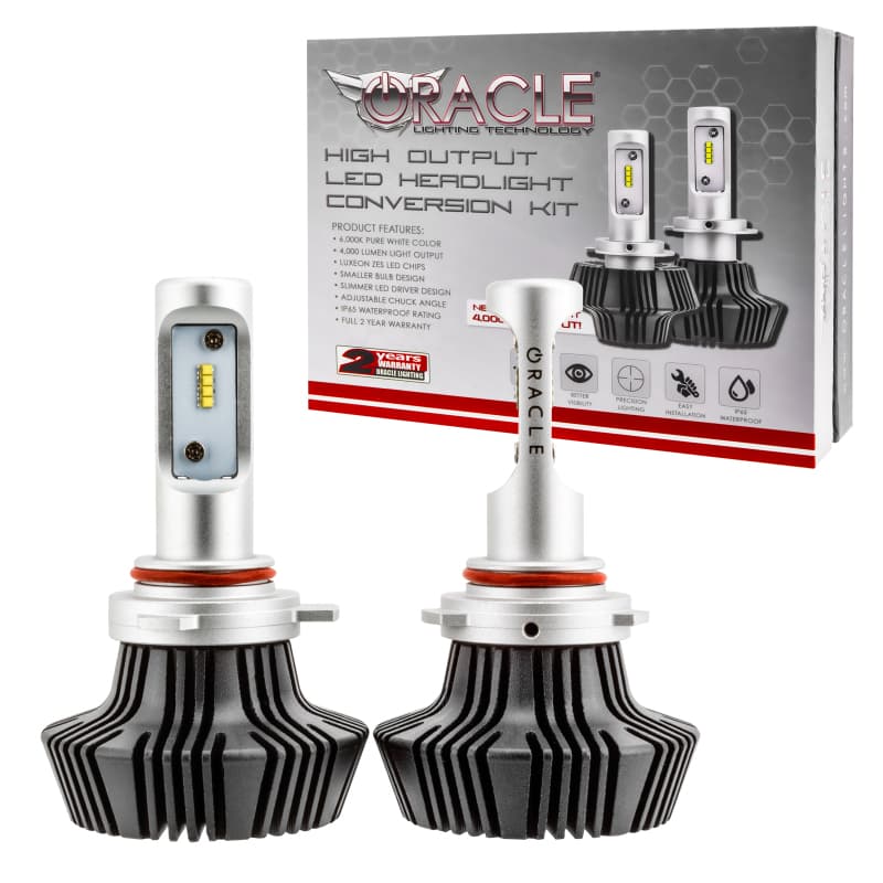 ORACLE Lighting LED Headlight Bulbs 4000+ Lm High-Output Philips Luxeon ZES