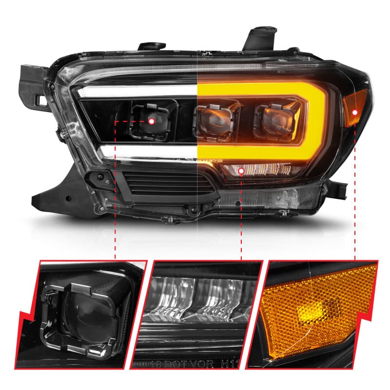 ANZO LED Projector Headlights for Chevy C6 111562 - Image 4