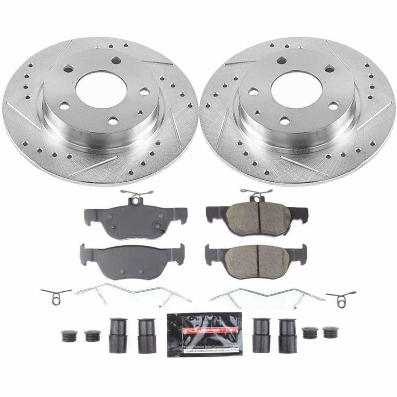 PowerStop Z23 Evolution Brake Kit for Daily Driver with Carbon-Fiber Ceramic ...