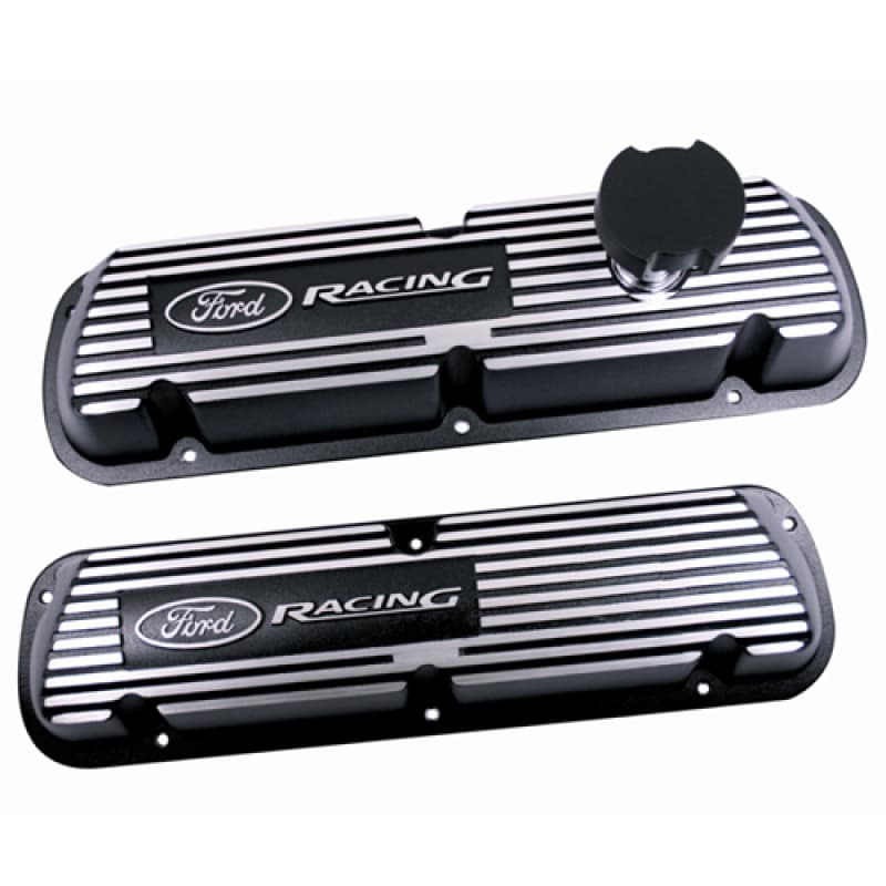Ford Racing Valve Cover Kits for Ford Vehicles Die-Cast Aluminum Polished or ...