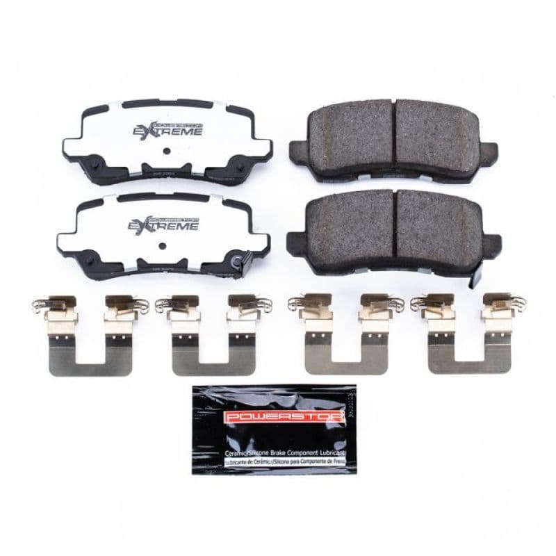 PowerStop Z26 Ceramic Brake Pads for Muscle Cars Low-Dust Carbon-Fiber Compound