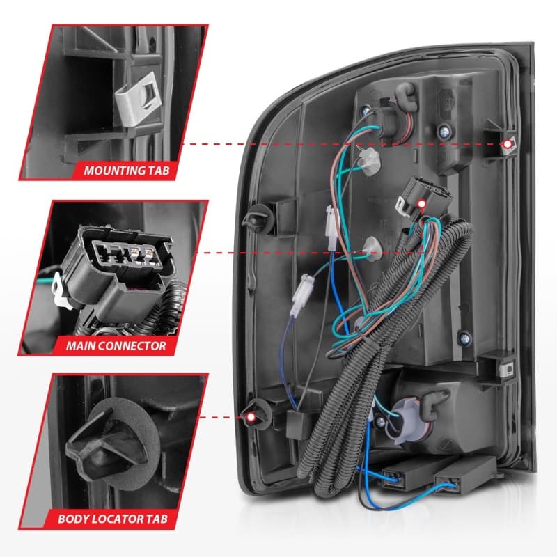 ANZO LED Taillight Assembly for Chevy C6 Plug and Play Pair - Image 5