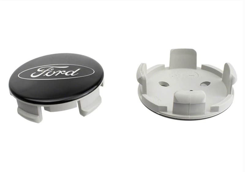 Ford Racing Wheel Center Cap Kit for Ford Vehicles Chrome Logo Gloss Black Se... - Image 4