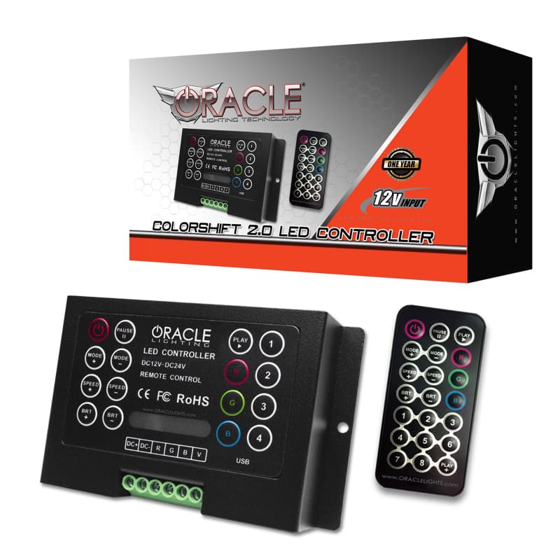 ORACLE Lighting ColorSHIFT 2.0 LED Controller with Wireless IR Remote