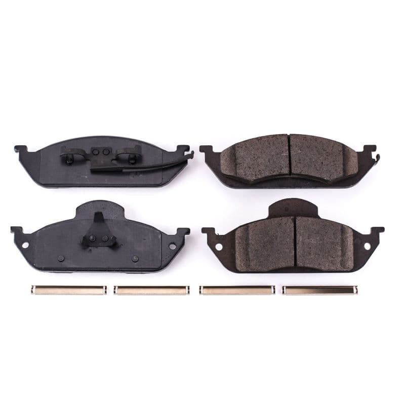 PowerStop Z17 Evolution Plus Ceramic Brake Pads with Stainless Steel Hardware