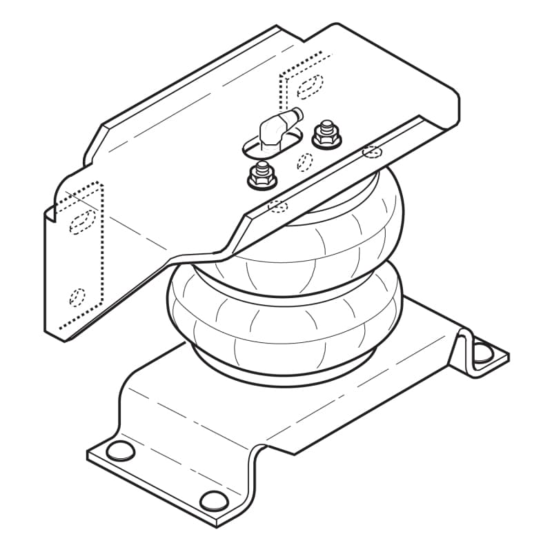 Firestone Ride-Rite Air Helper Spring Kit for Light Trucks and SUVs Rear - Image 2