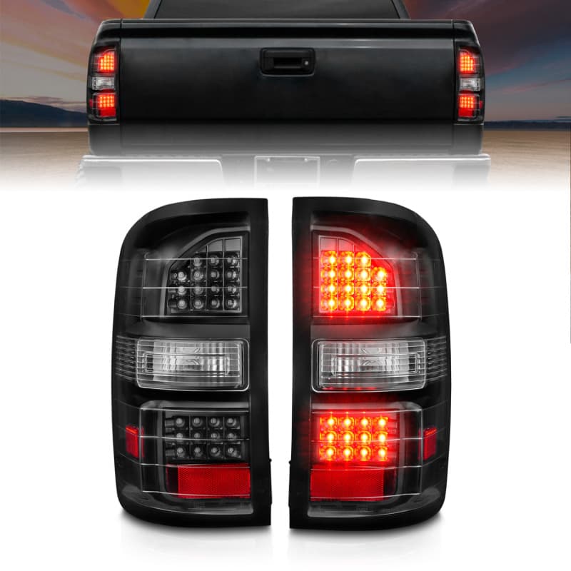 ANZO LED Taillight Assembly for Chevy C6 Plug and Play Pair D.O.T. Compliant