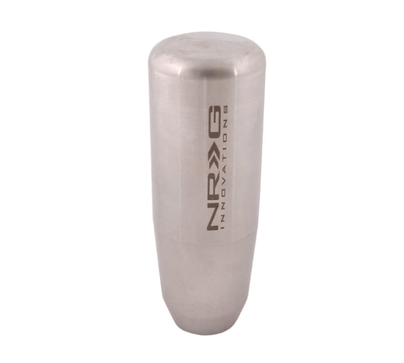 NRG Short Shifter Knob Universal 3.5in Heavy Weight 0.85lbs Silver - Image 3