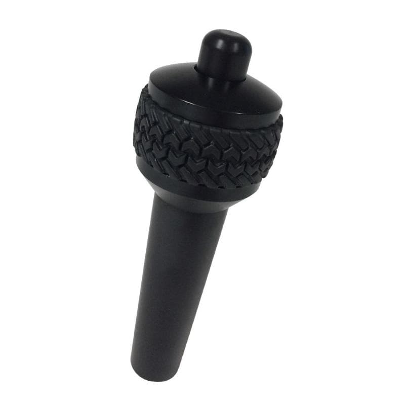 DV8 Offroad Shift Knob for 1997-06 Jeep TJ Billet Aluminum Tired Tread Grip - Image 3