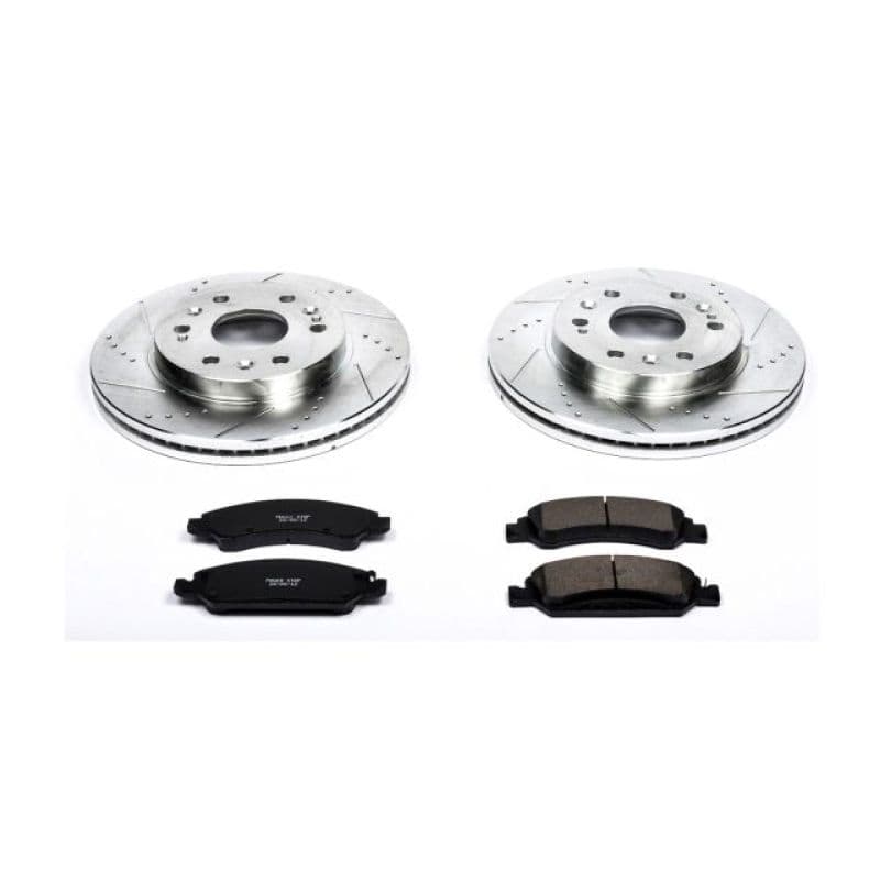PowerStop Z23 Evolution Brake Kit for Daily Driver Carbon-Fiber Ceramic Pads