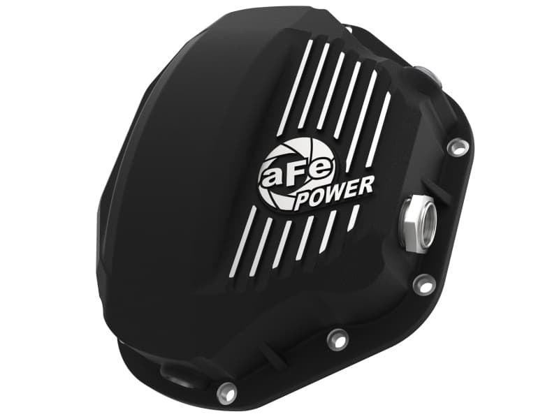 aFe Rear Differential Cover Aluminum Die Cast 5 Quart Capacity Wrinkle Black