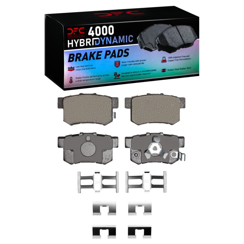 DFC 4000 HybriDynamic Brake Pads Consistent Pedal Feel Low Dust Low Noise