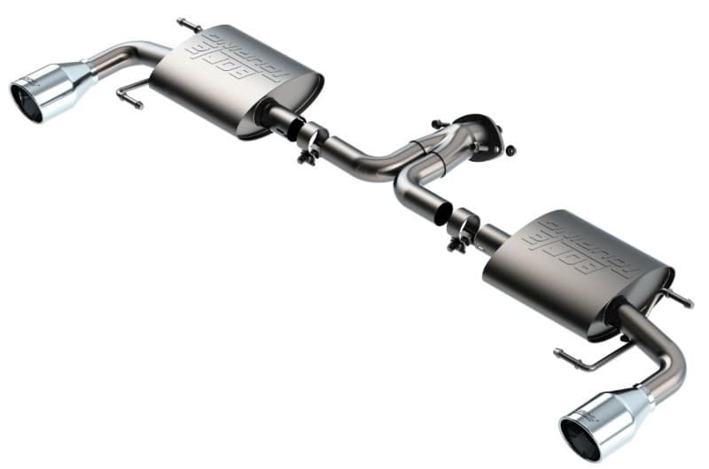 Borla Axle-Back Exhaust for Mazda CX-5 2.5" Dual 2" Tips T-304 Stainless Steel - Image 2