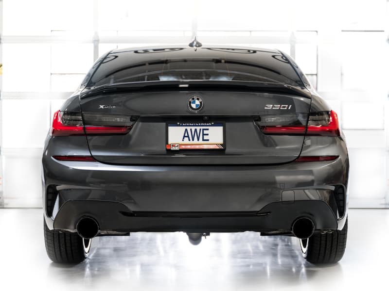 AWE Tuning Axle-Back Exhaust for B48 Engine 3" Single to Dual Tip - Image 3
