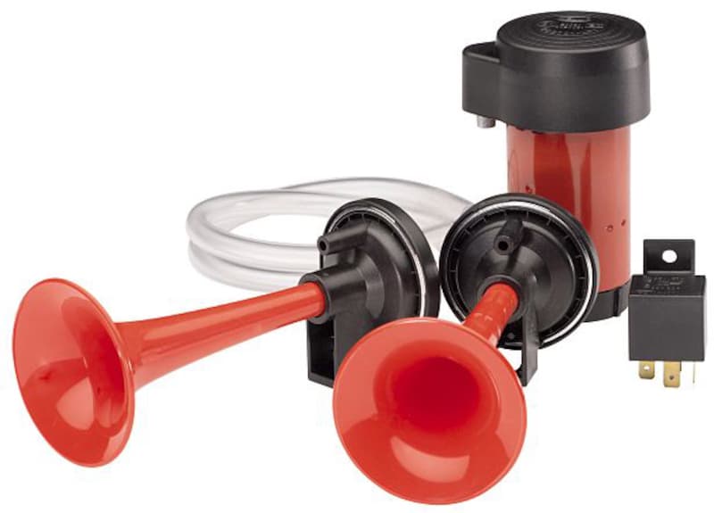 Hella Twin Air Horn ABS Plastic Body High-Performance Compressor - Image 3
