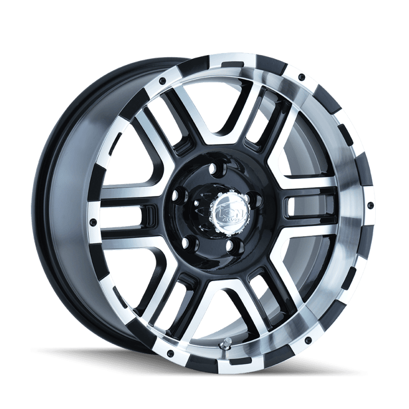 ION Wheels 179 Series 16x8 8x165.1 10mm Offset Black/Machined Wheel - Image 4