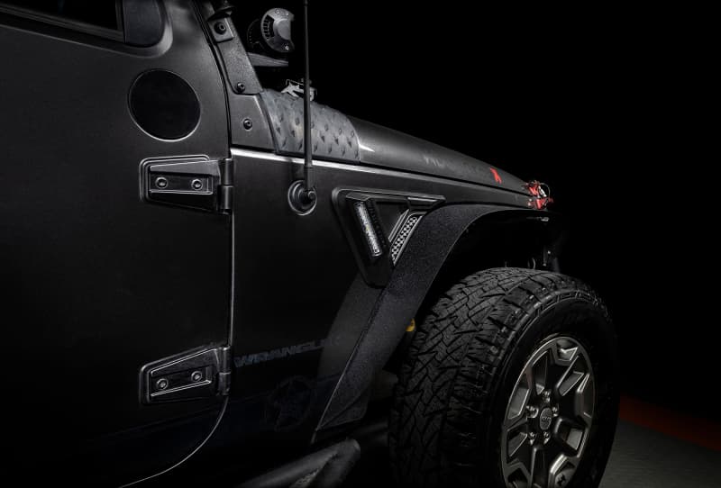 ORACLE Lighting Sidetracks LED Lighting System for Jeep Wrangler JK Matte Bla... - Image 5