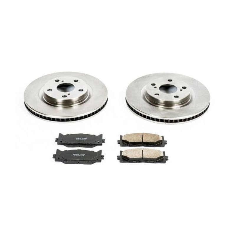 PowerStop Autospecialty Brake Kit for Daily Driver with Z17 Ceramic Pads & Ro...