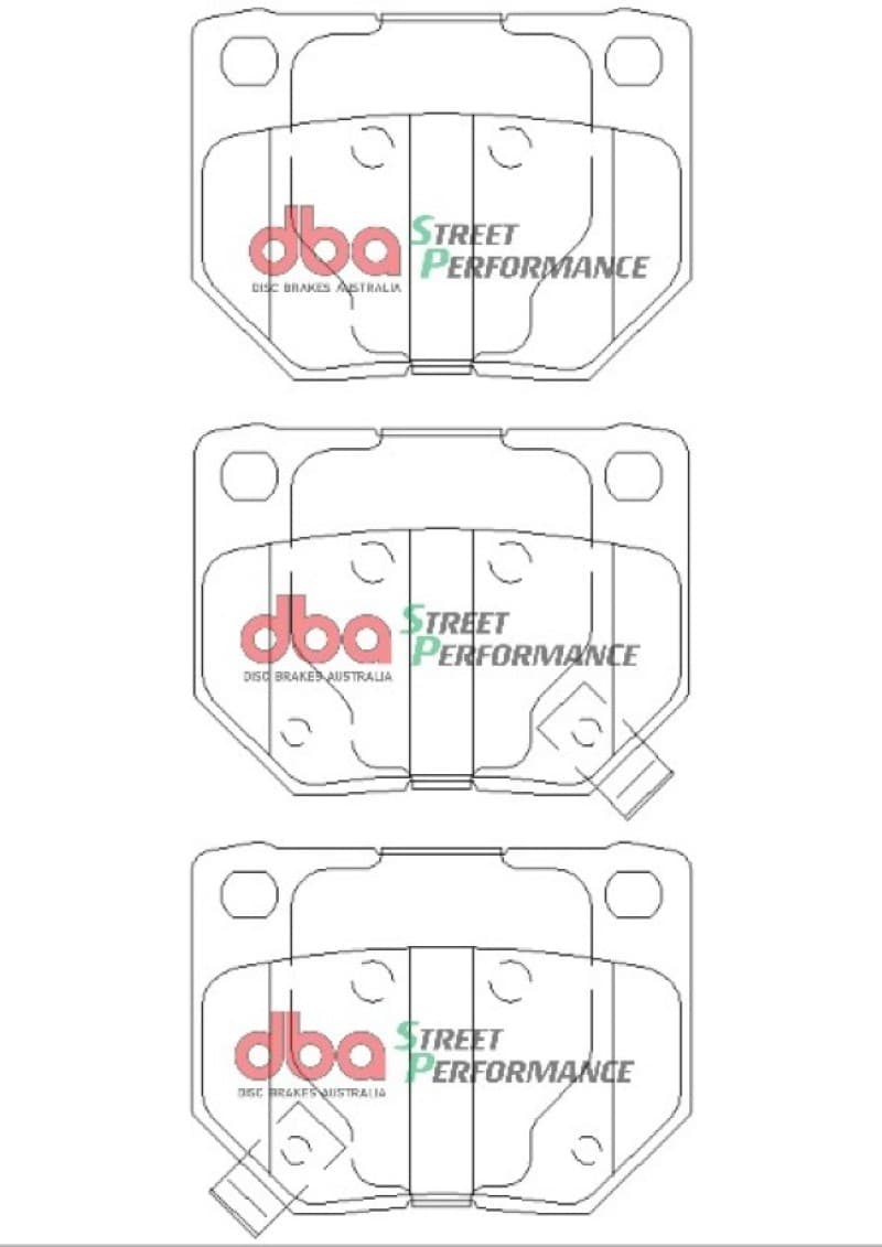 DBA SP500 Brake Pads for Daily Driver Vehicles Low Dust Low Wear