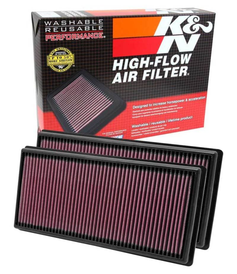K&N Engineering Drop-In High-Flow Air Filter Reusable Washable - Image 4