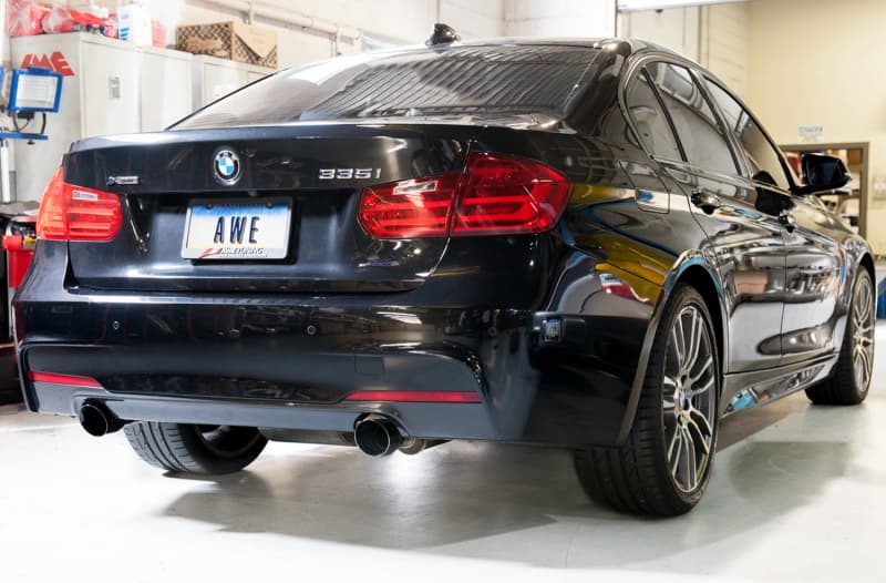 AWE Tuning Axle-Back Exhaust for BMW F30 335i with Drone-Canceling 180 Techno... - Image 2