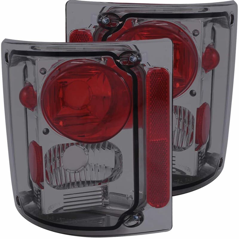ANZO Tail Light Assembly Pair Smoke Lens for Chevy C6 Plug & Play D.O.T. Comp... - Image 2