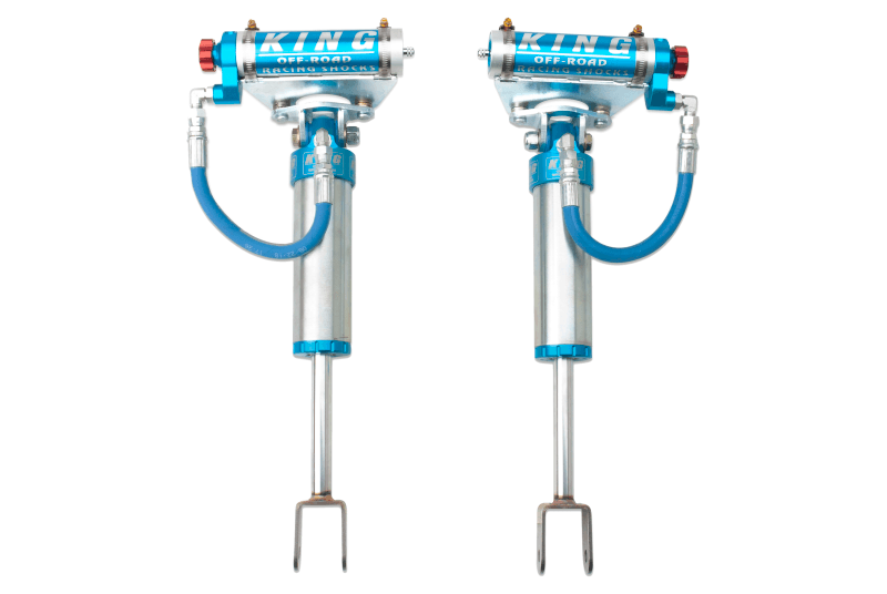 King Shocks 2.5 Dia Remote Reservoir Front Shocks for 2011+ Chevy Silverado 2...