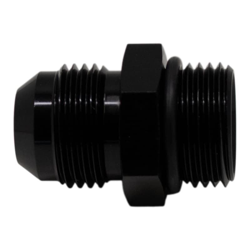 DeatschWerks 10AN ORB Male to 10AN Male Flare Adapter Anodized Matte Black
