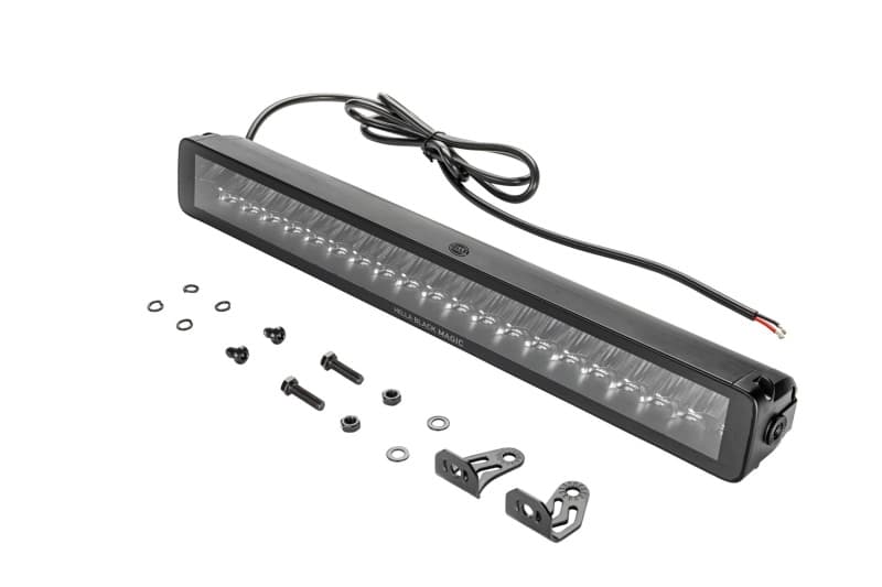 Hella Black Magic LED Light Bar 12" High-Power Worklight with Cooling Fins