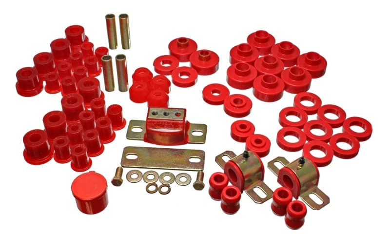 Energy Suspension Hyper-Flex Polyurethane Bushings Red