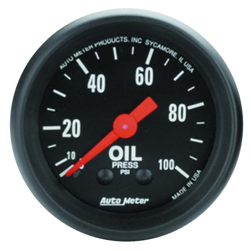 AutoMeter Mechanical Oil Pressure Gauge 1/8" NPT Connection - Image 2