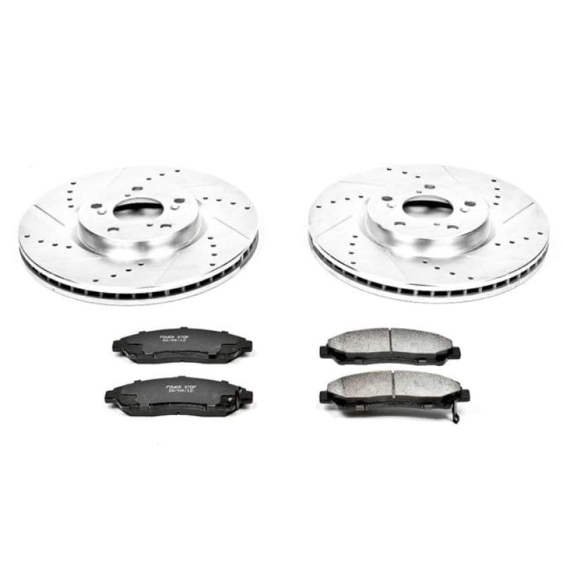 PowerStop Z23 Evolution Brake Kit for Daily Driver Carbon-Fiber Ceramic Pads